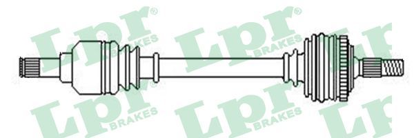 LPR Приводной вал DS52509