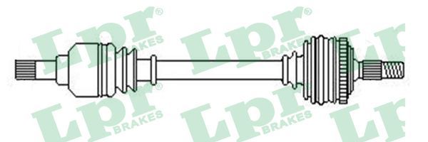 LPR Приводной вал DS52587