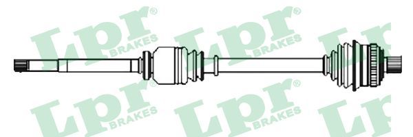 LPR Приводной вал DS52607