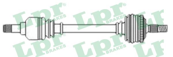 LPR Приводной вал DS52650