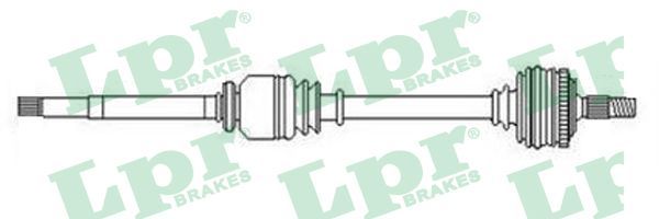 LPR Приводной вал DS52651