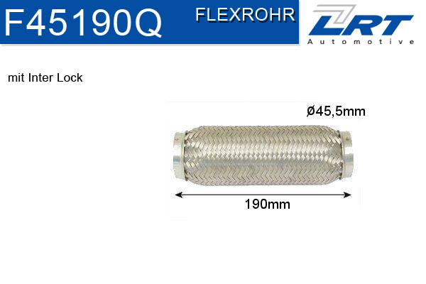 LRT Гофрированная труба, выхлопная система F45190Q