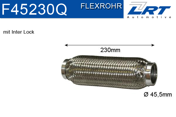 LRT Гофрированная труба, выхлопная система F45230Q