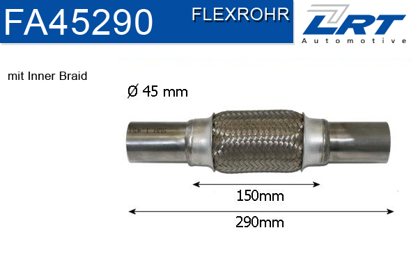 LRT Гофрированная труба, выхлопная система FA45290