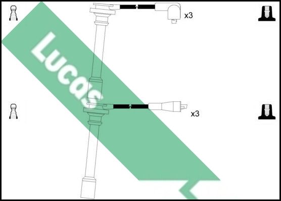 LUCAS Augstsprieguma vadu komplekts LUC4251