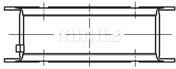 MAHLE Подшипник коленвала 001 FL 10167 050