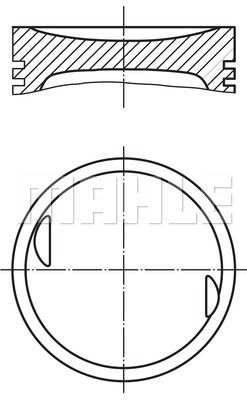 MAHLE Поршень 002 27 00