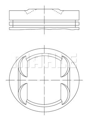 MAHLE Поршень 002 65 00