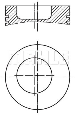 MAHLE Поршень 003 36 00