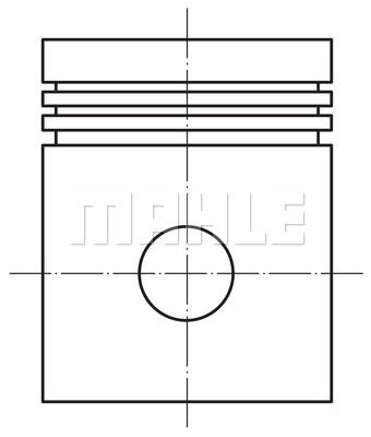 MAHLE Поршень 004 15 02