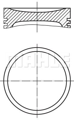 MAHLE Поршень 008 91 00