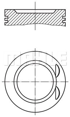 MAHLE Поршень 011 73 00