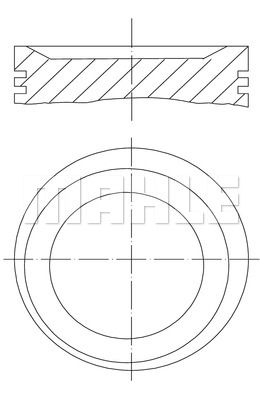 MAHLE Поршень 011 75 02