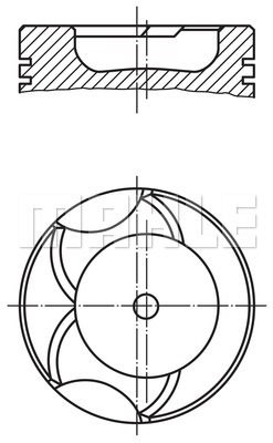 MAHLE Поршень 014 65 00