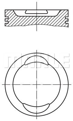 MAHLE Поршень 029 63 00