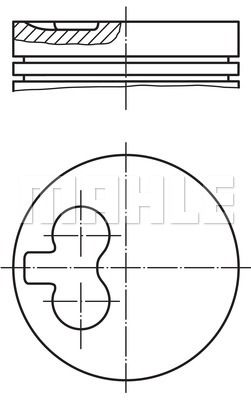 MAHLE Поршень 029 79 03