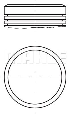 MAHLE Поршень 040 04 01