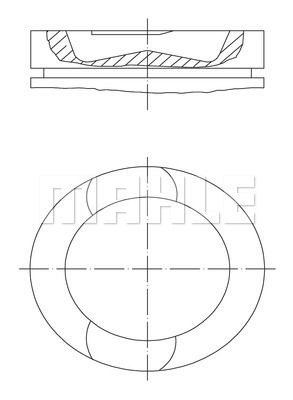 MAHLE Поршень 061 01 00