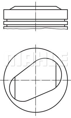 MAHLE Поршень 081 94 00