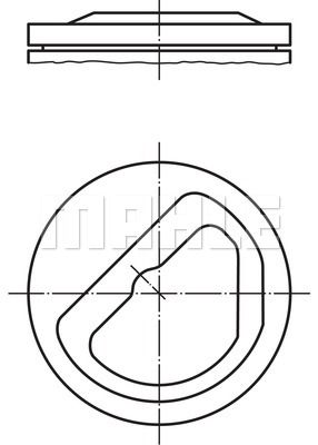 MAHLE Поршень 082 37 00