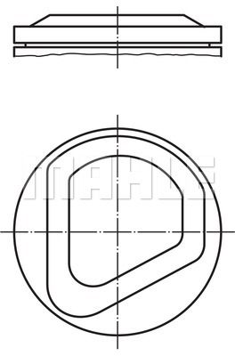 MAHLE Поршень 082 49 02