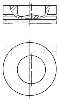 MAHLE Поршень 099 48 00