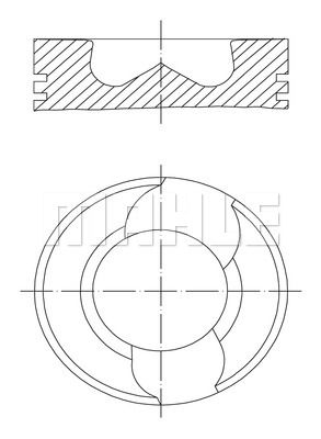 MAHLE Поршень 229 29 00