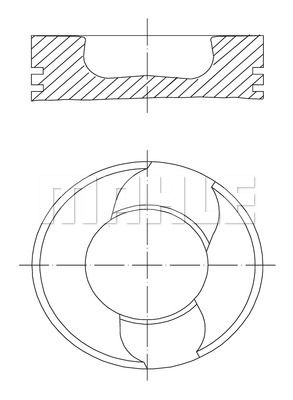 MAHLE Поршень 229 48 00