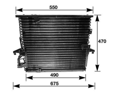 MAHLE Конденсатор, кондиционер AC 147 000S