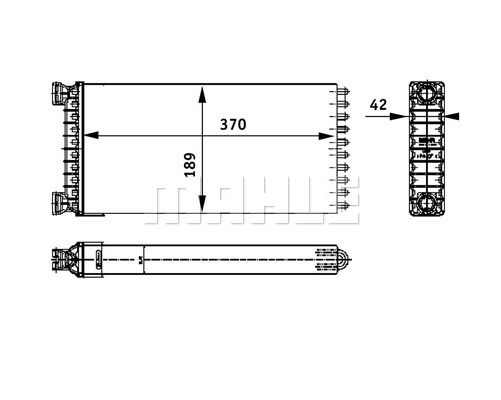 MAHLE Siltummainis, Salona apsilde AH 130 000P