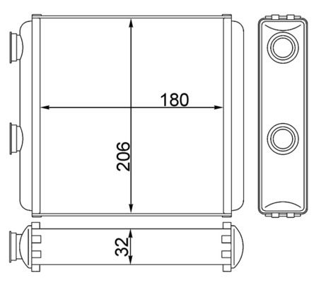 MAHLE Siltummainis, Salona apsilde AH 81 000S