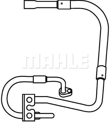 MAHLE Augst-/Zemspiediena cauruļvads, Gaisa kond. sist. AP 79 000P