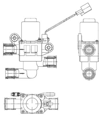 MAHLE Электромагнитный клапан, кондиционер AVS 2 000P