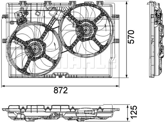 MAHLE Ventilators, Motora dzesēšanas sistēma CFF 193 000P