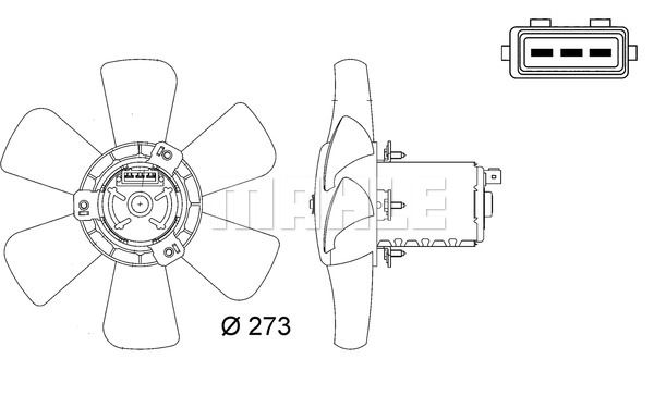 MAHLE Ventilators, Motora dzesēšanas sistēma CFF 7 000S