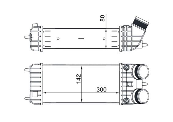 MAHLE Starpdzesētājs CI 418 000S