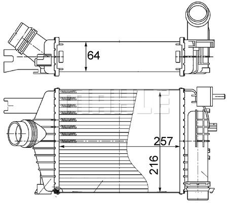 MAHLE Starpdzesētājs CI 498 000S