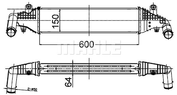 MAHLE Starpdzesētājs CI 504 000S