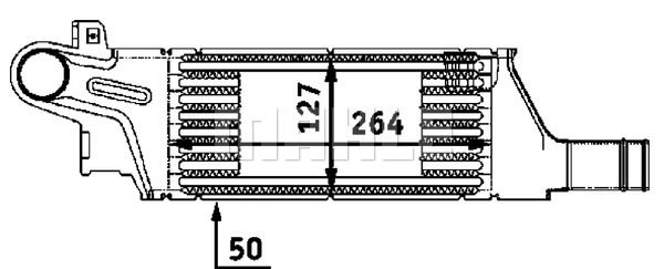 MAHLE Starpdzesētājs CI 57 000P