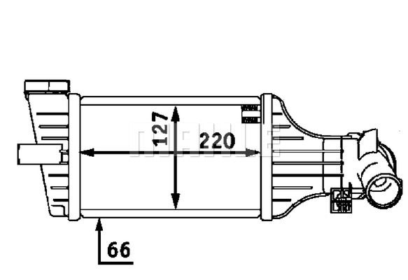 MAHLE Starpdzesētājs CI 71 000P