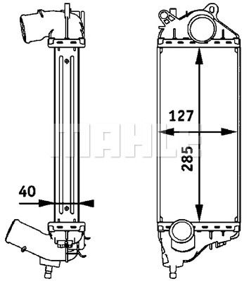 MAHLE Starpdzesētājs CI 74 000P