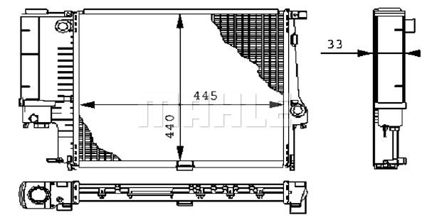 MAHLE Radiators, Motora dzesēšanas sistēma CR 239 000P