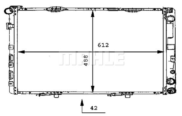 MAHLE Radiators, Motora dzesēšanas sistēma CR 283 000P