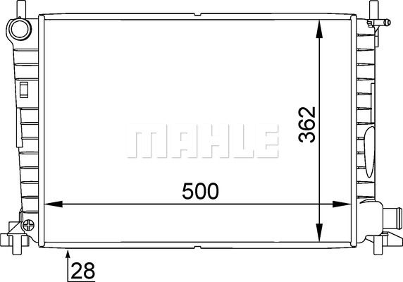 MAHLE Radiators, Motora dzesēšanas sistēma CR 381 000P