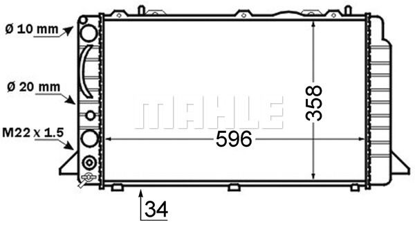 MAHLE Radiators, Motora dzesēšanas sistēma CR 396 000P