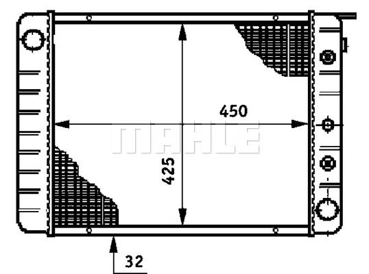 MAHLE Radiators, Motora dzesēšanas sistēma CR 653 000S