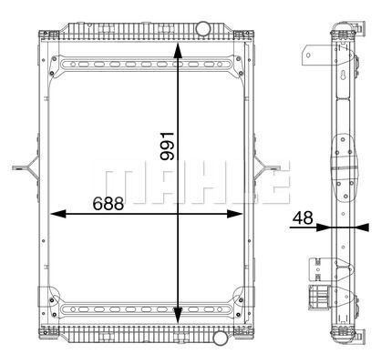 MAHLE Radiators, Motora dzesēšanas sistēma CR 891 000S