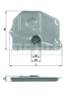 MAHLE Hidrofiltrs, Automātiskā pārnesumkārba HX 45