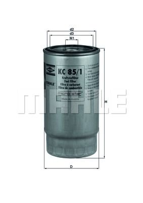 MAHLE Топливный фильтр KC 85/1