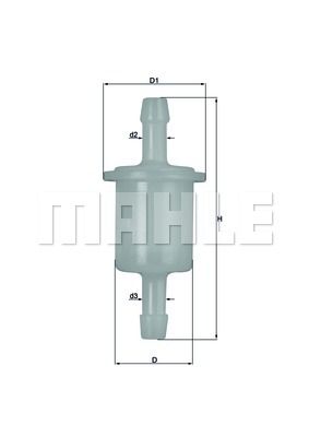 MAHLE Топливный фильтр KL 26 OF